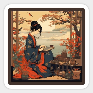 JAPANESE WOMAN Sticker